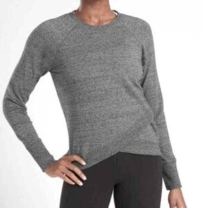 Athleta Gray Long Sleeve light sweatshirt- Large